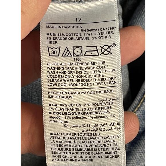 Old Navy Jeans Womens 12 Blue Mid Rise Wow Boyfriend Stretch Denim Classic - Picture 10 of 10